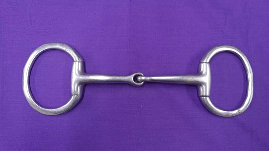 5.5" Single Link Eggbutt Snaffle Horse Bit