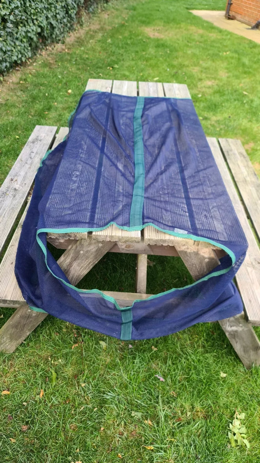 5'9 125 cm Navy And Green Horse Cooler Sheet