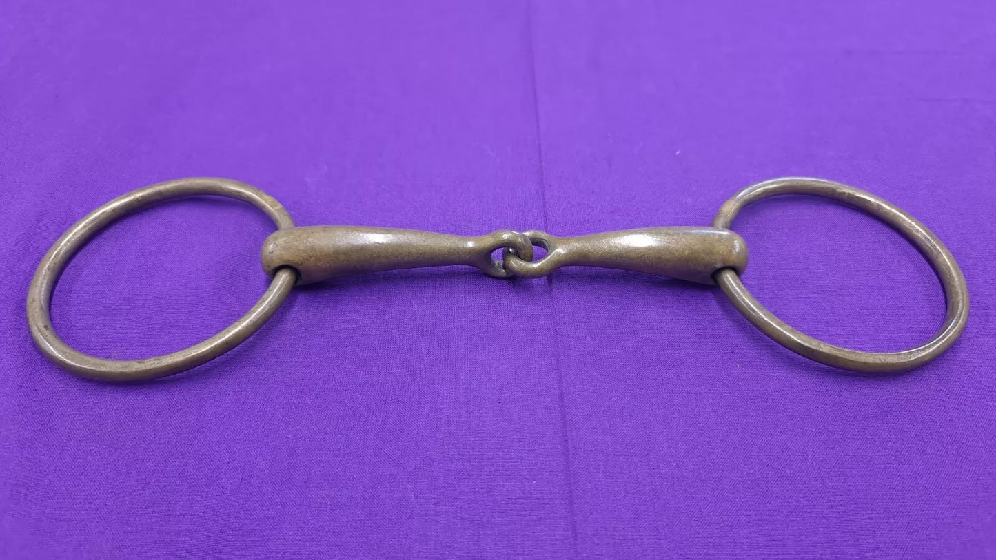 Vintage 5.5" Loose Ring Snaffle Horse Bit