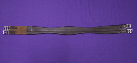 44" Jeffries Wembley Brown Leather Elasticated Horse Girth G137