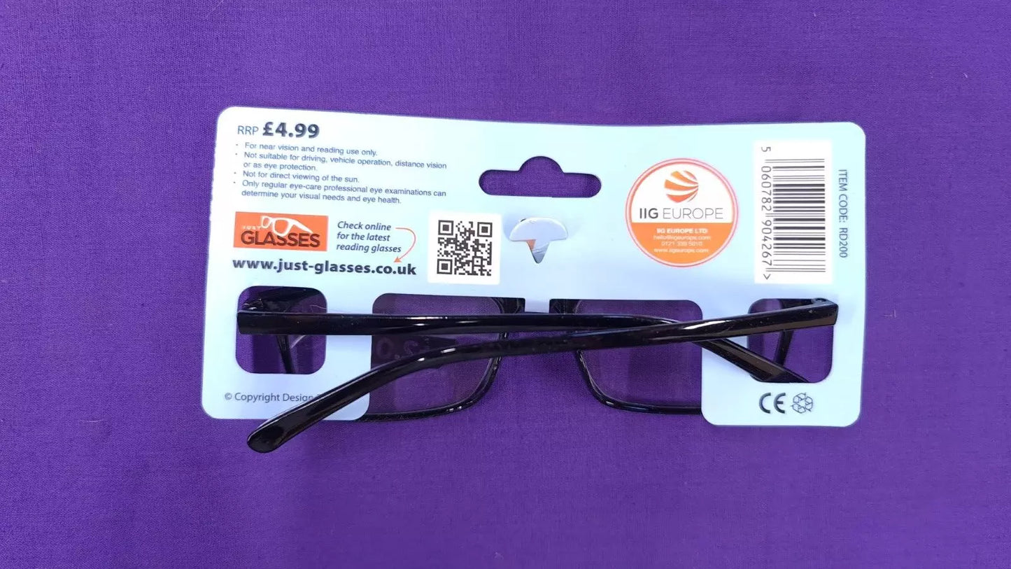 ViewPoint Optical Reading Glasses +2.00