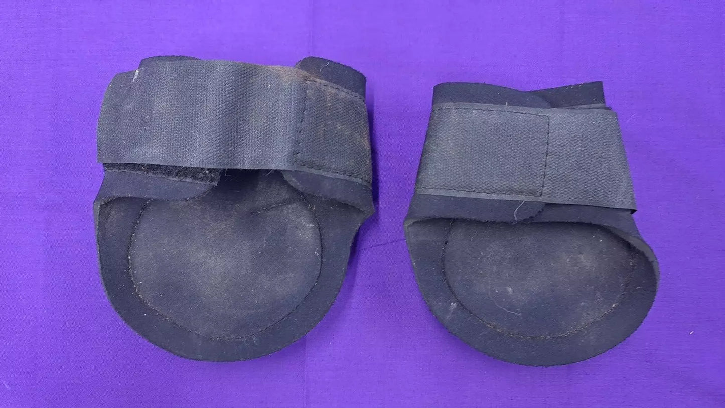 Fetlock Boots Pair Of Black Full Horse