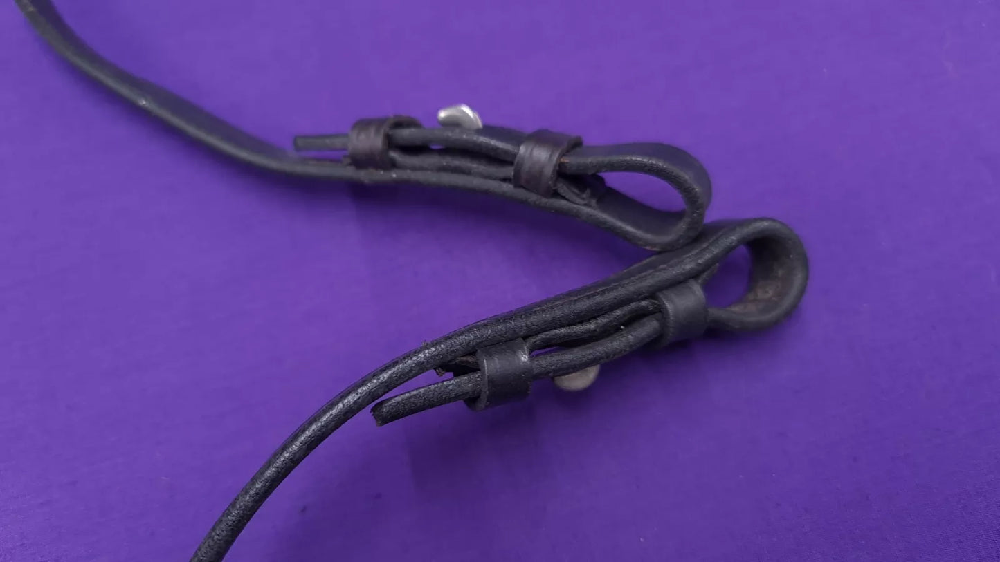 Black Leather Full Horse Riding Reins