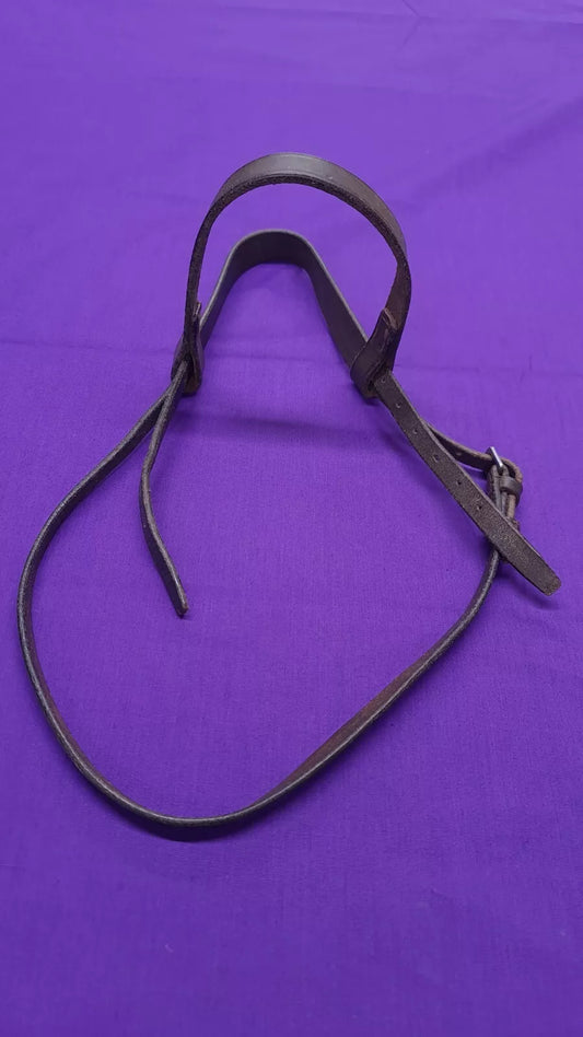 Pony Sized Brown Headpiece And Browband Horse Part Bridle