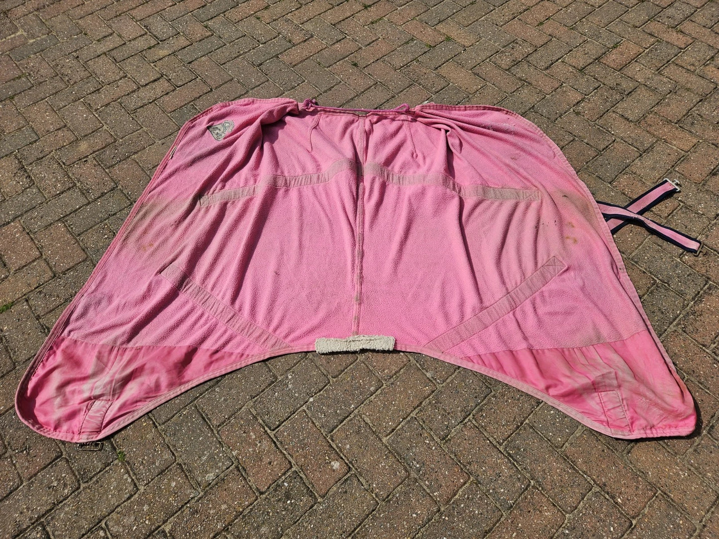 4'9 Cottage Craft Pink Horse Fleece RU208