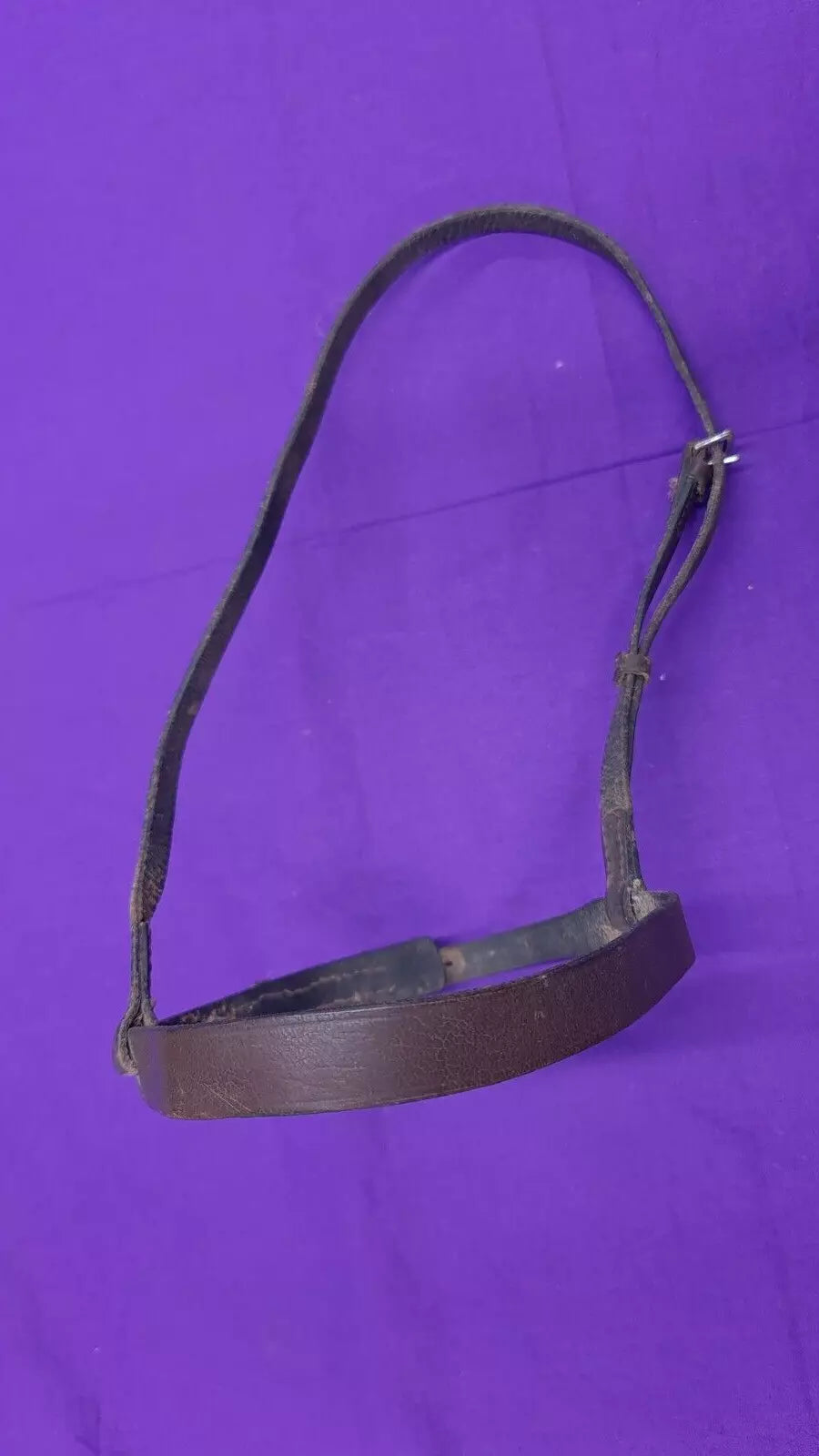 Noseband Brown Cob Size 25" Horse Bridle Part