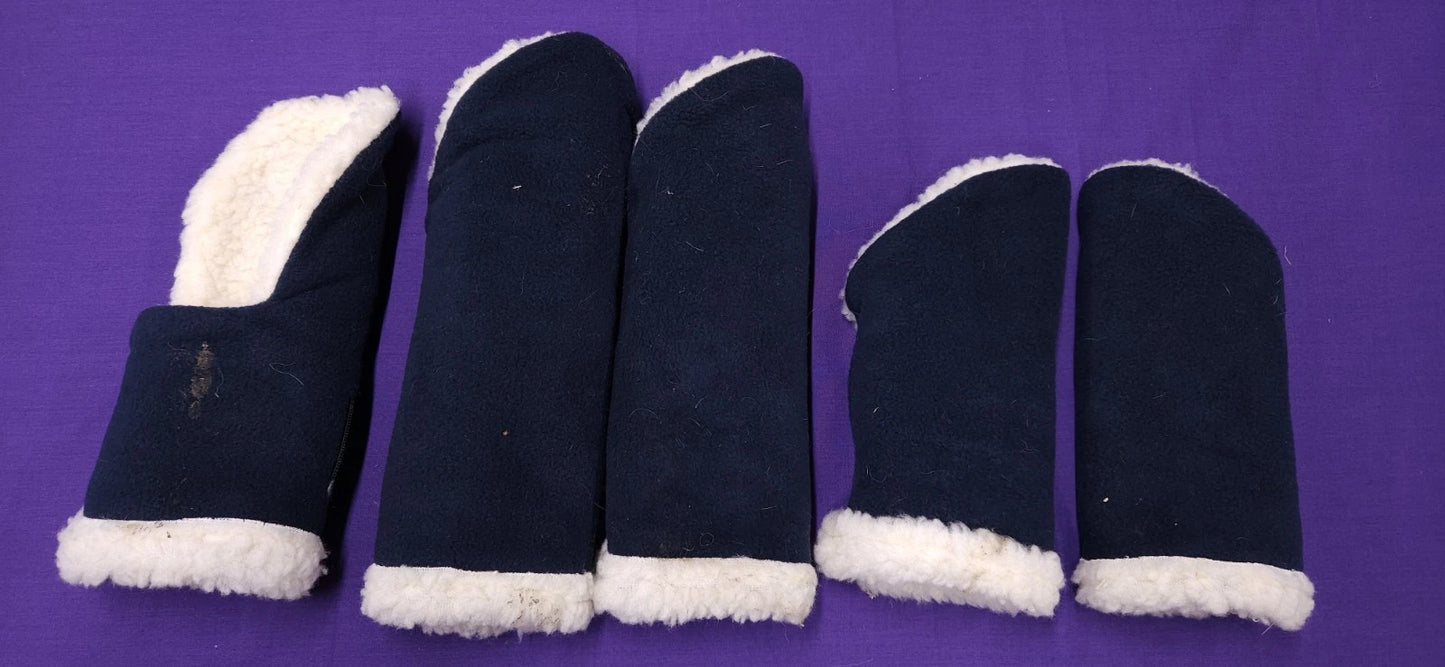 Lydees Best Dressed Minis Shetland Blue Travel Set (Travel Boots & Tail Guard) HB154