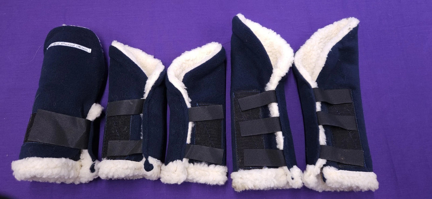 Lydees Best Dressed Minis Shetland Blue Travel Set (Travel Boots & Tail Guard) HB155