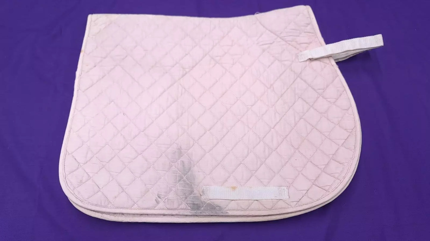 Cob Size Shires Equestrian Pink Quilted Horse Saddle Pad / Numnah N66
