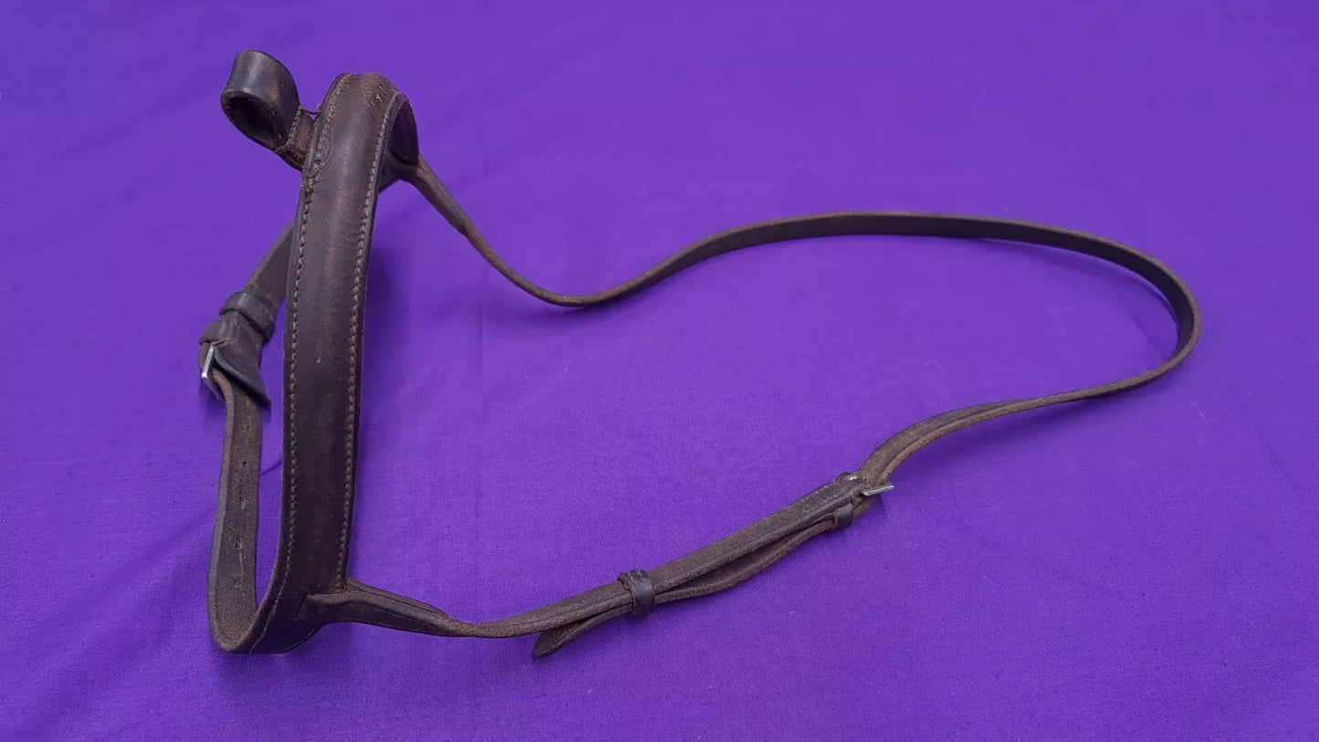 Full Noseband Brown Soft Leather