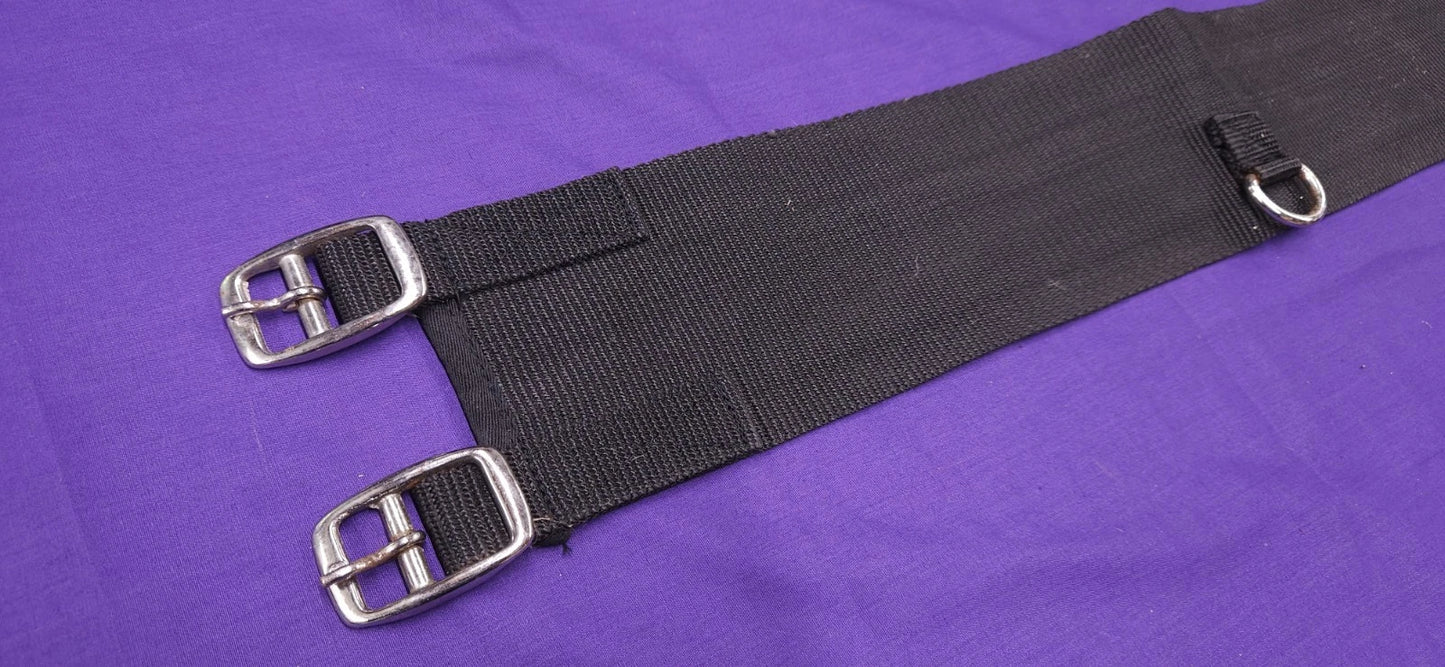 28" Black Fabric Horse Girth G141
