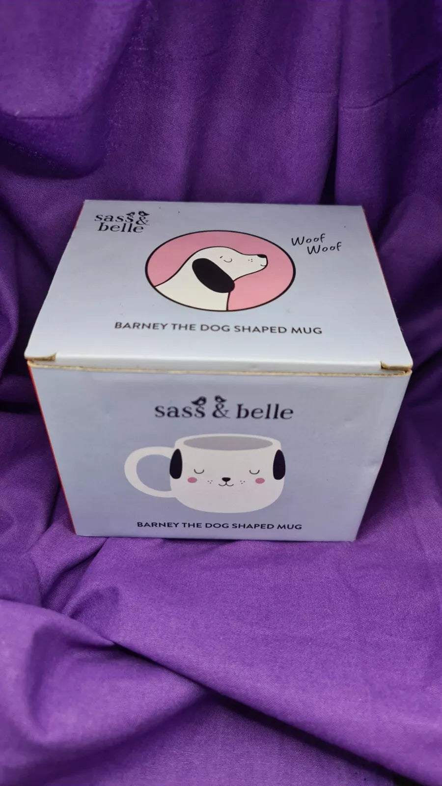 Sass & Belle Dog Lover Barney The Dog Shaped Mug Boxed New