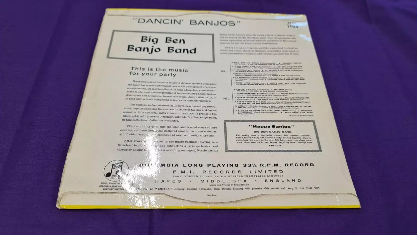 Big Ben Banjo Band - Dancin' Banjos 33SX 1108 Vinyl LP Record