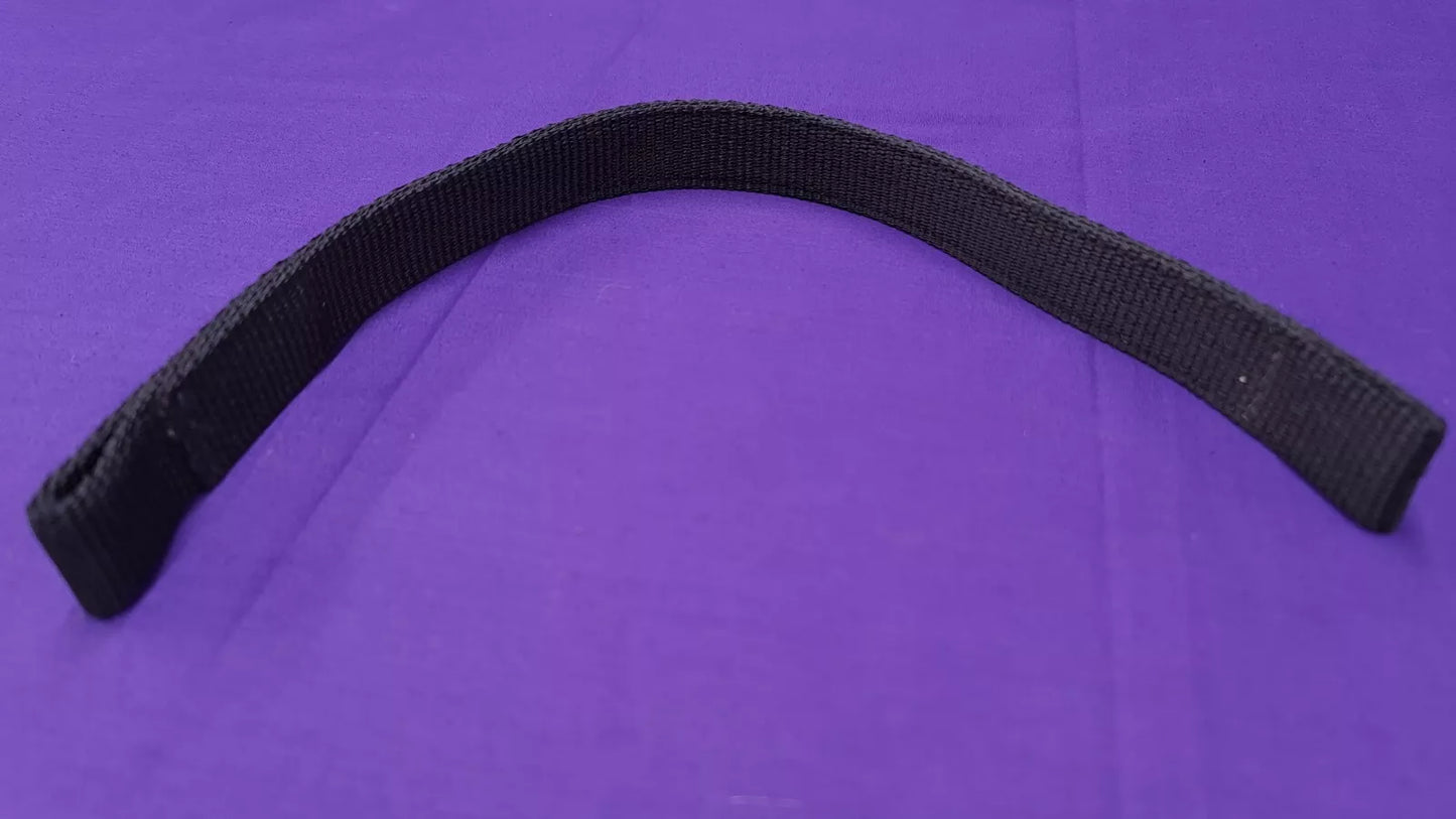 Webbed Browband Black 16"