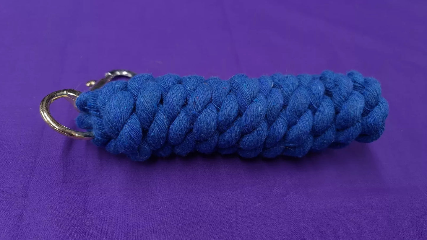 Lead Rope Cotton Royal Blue